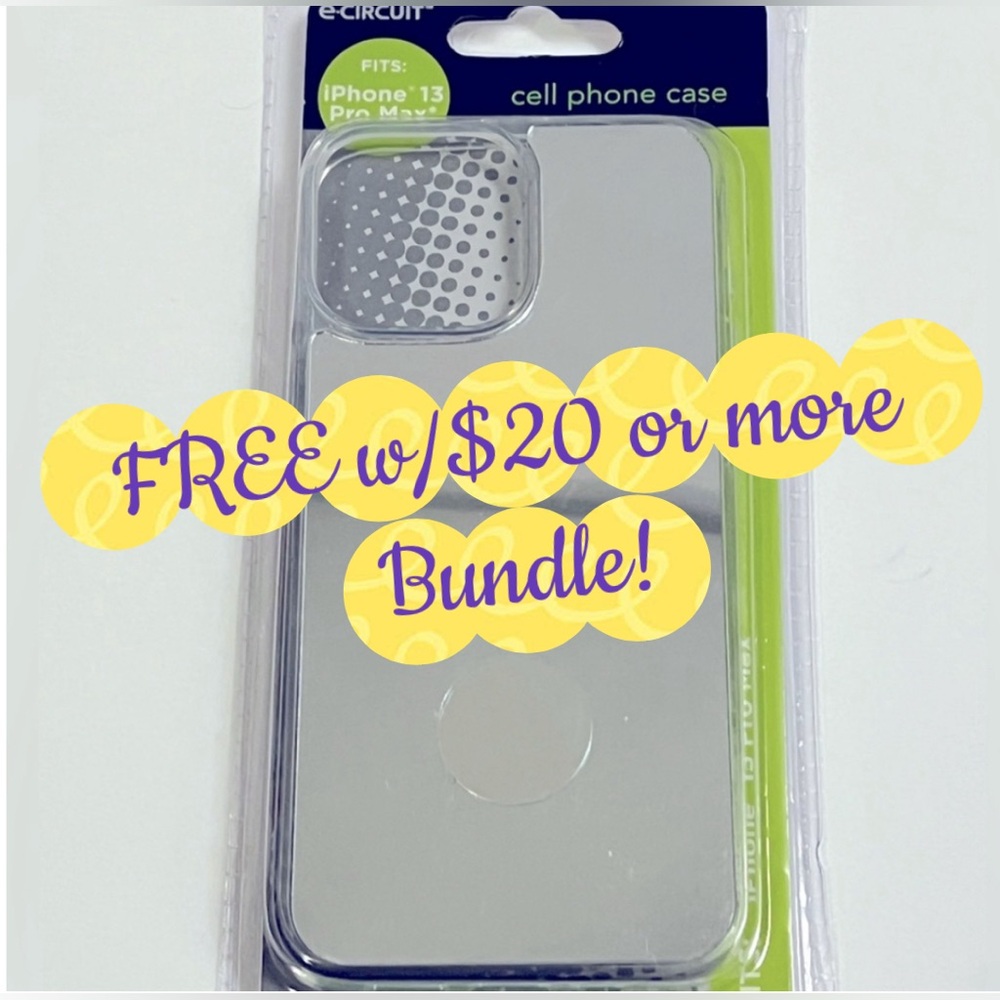 FREE w/$20 or more Bundle. e-CIRCUIT Mirror Phone Case for iPhone 13 Pro Max